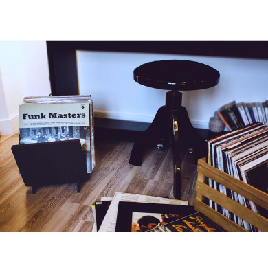 SUPPORT VINYLE 25 LP - FINITION NOIRE