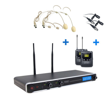 Micro Double Serre Tête Simple UHF