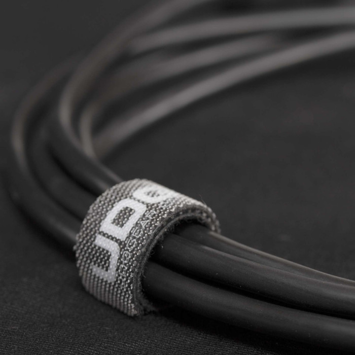 cable udg usb 2.0 a-b noir coudé 1m