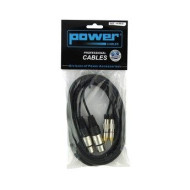 Câble 3m - XLR 3 PIN Femelle - RCA Mâle