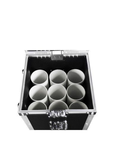 Flight Case Pour 9 Pieds de Micro