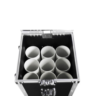Flight Case Pour 9 Pieds de Micro