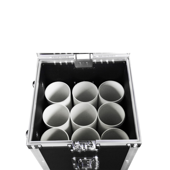 Flight Case Pour 9 Pieds de Micro