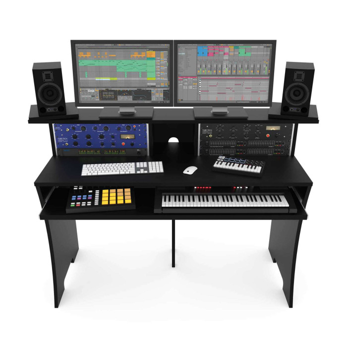 Station de Travail Home Studio Finition Noir