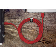 cable udg usb 2.0 a-b rouge droit 1m