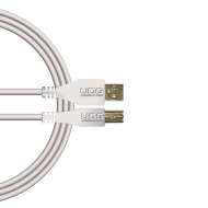 câble udg usb 2.0 a-b blanc droit 1m