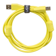 câble udg usb 2.0 a-b jaune droit 1m