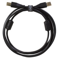 câble udg usb 2.0 a-b noir droit 2m