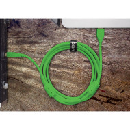 câble udg usb 2.0 a-b vert droit 2m