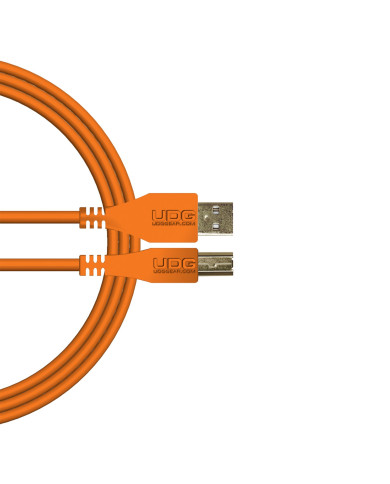 Câble UDG USB 2.0 A-B Orange Droit 2m