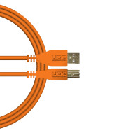 câble udg usb 2.0 a-b orange droit 2m