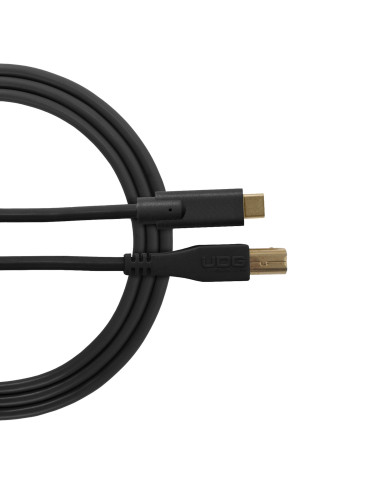Câble UDG USB 2.0 C-B Noir Droit 1.5m