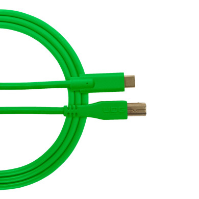 câble udg usb 2.0 c-b vert droit 1.5m
