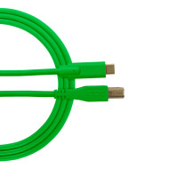câble udg usb 2.0 c-b vert droit 1.5m