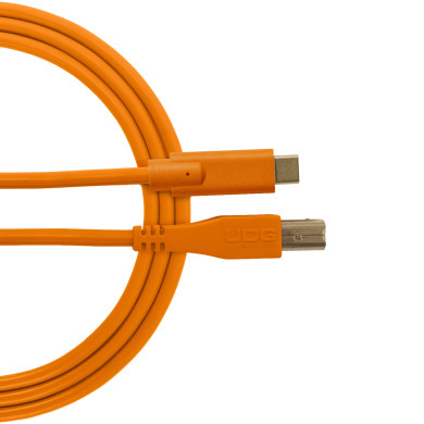 câble udg usb 2.0 c-b orange droit 1.5m