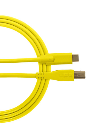 Câble UDG USB 2.0 C-B Jaune Droit 1.5m