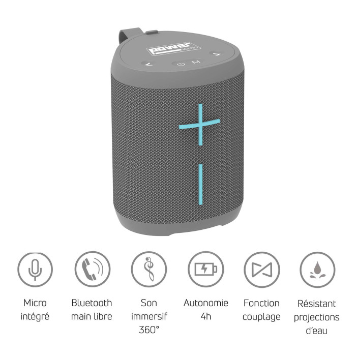 GETONE 20 Enceinte Nomade Bluetooth Compacte
