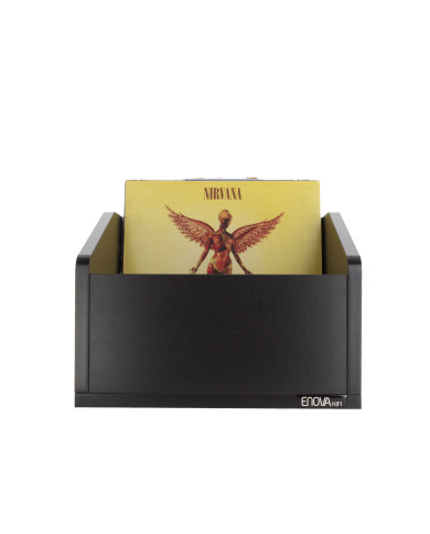 Meuble Noir Pour 120 Vinyles