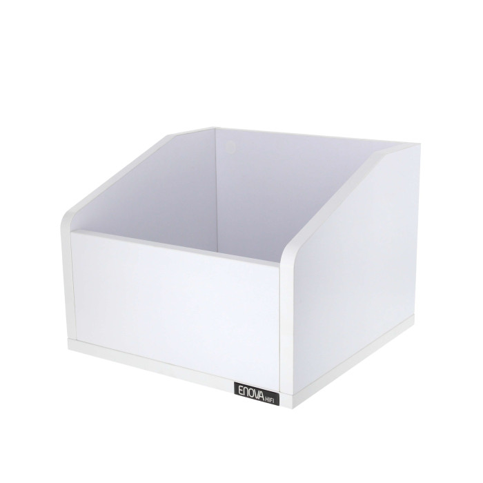 Meuble de rangement noir pour 120 vinyles