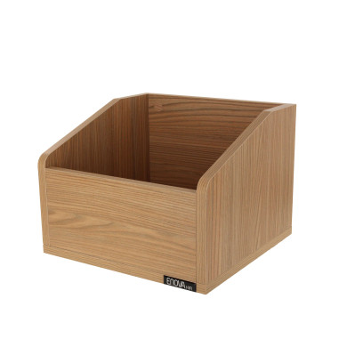 Meuble de rangement noir pour 120 vinyles
