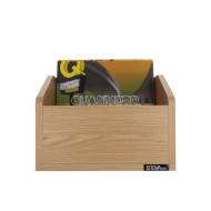 Meuble de rangement noir pour 120 vinyles