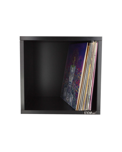 Meuble Noir Pour 120 Vinyles