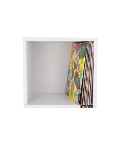 Meuble Blanc Pour 120 Vinyles