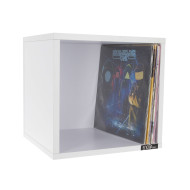 Meuble de rangement noir pour 120 vinyles