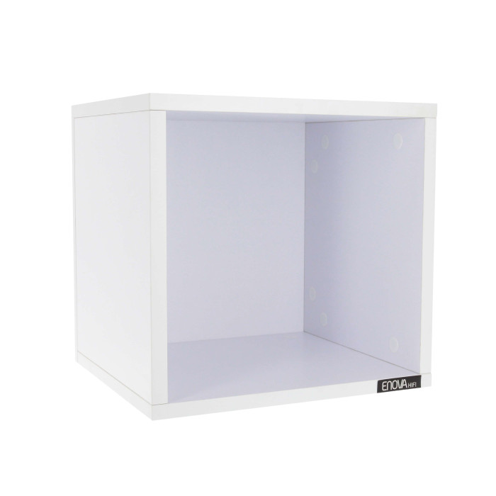 Meuble de rangement noir pour 120 vinyles