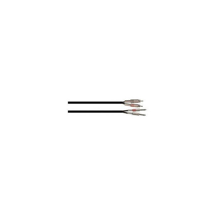 Câble 3m - JACK MONO Mâle - RCA Mâle
