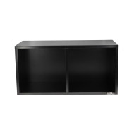 Meuble noir pour 240 vinyles