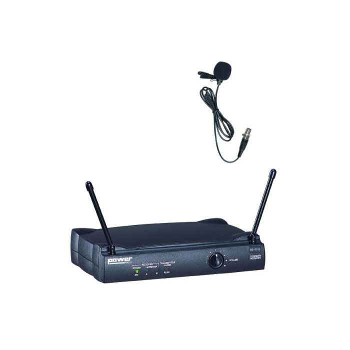 Simple Micro Serre-Tête + Cravate VHF - Freq175,5 Mhz
