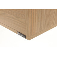 Meuble de rangement noir pour 120 vinyles