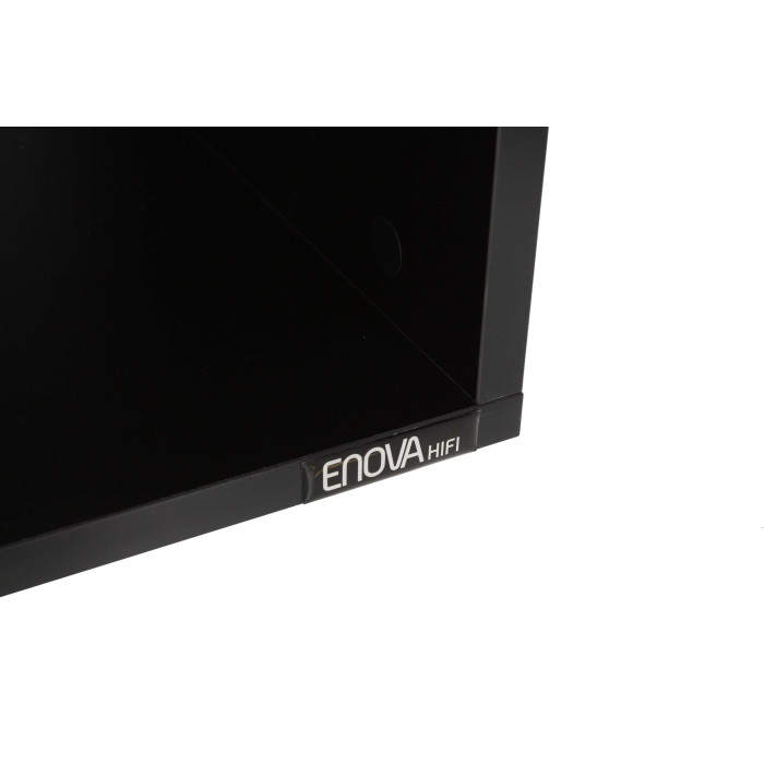 Meuble de rangement noir pour 120 vinyles