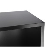 Meuble de rangement noir pour 120 vinyles