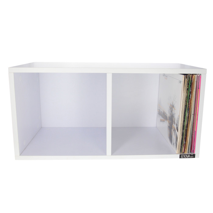 Meuble noir pour 240 vinyles