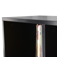 Meuble noir pour 240 vinyles