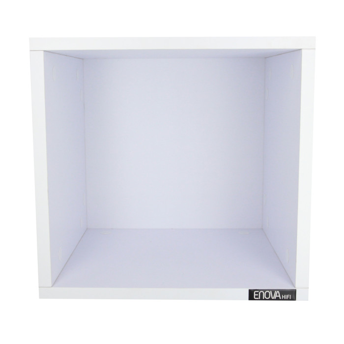 Meuble de rangement noir pour 120 vinyles