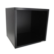 Meuble de rangement noir pour 120 vinyles