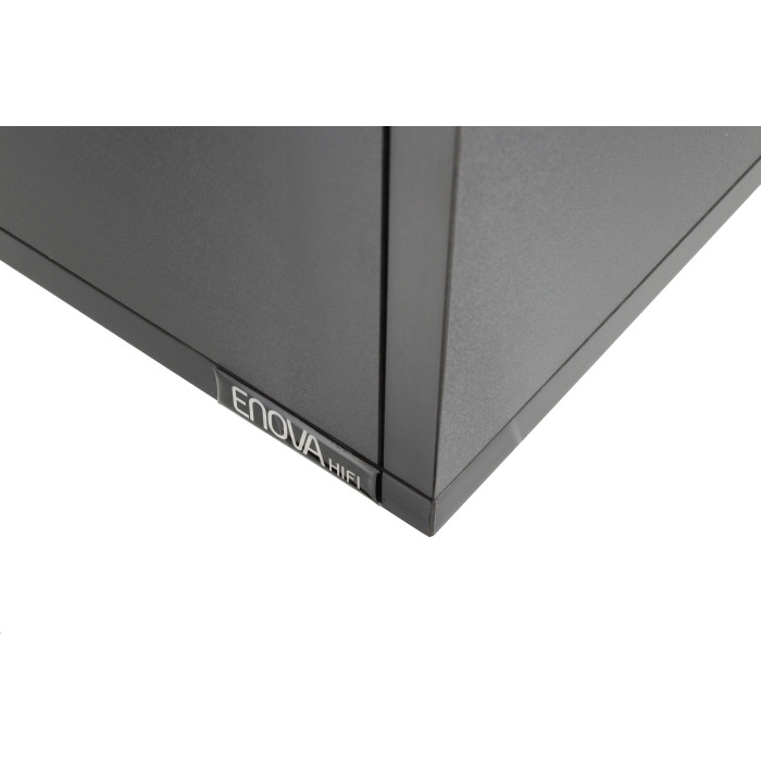 Meuble de rangement noir pour 120 vinyles