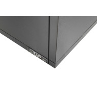 Meuble de rangement noir pour 120 vinyles