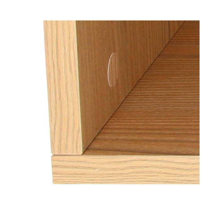 Meuble de rangement noir pour 120 vinyles