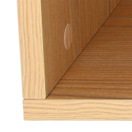 Meuble de rangement noir pour 120 vinyles