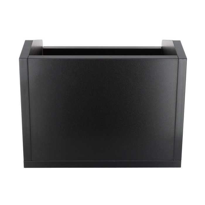 Meuble de rangement noir pour 120 vinyles