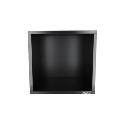 Meuble de rangement noir pour 120 vinyles
