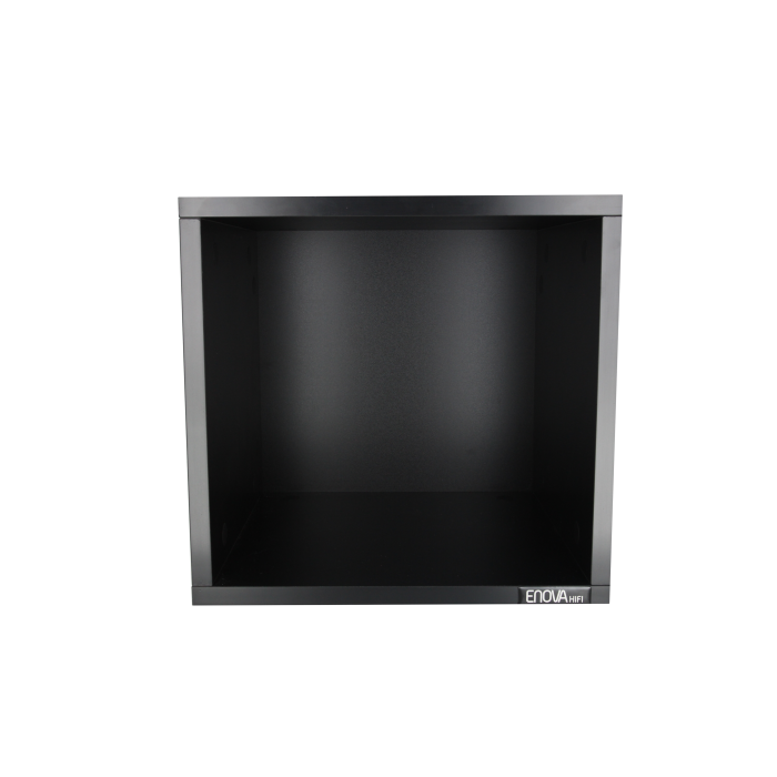 Meuble de rangement noir pour 120 vinyles