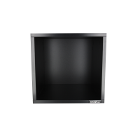 Meuble de rangement noir pour 120 vinyles