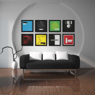 PACK DE 3 CADRES VINYL NOIR