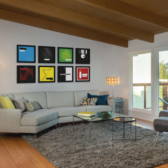 PACK DE 3 CADRES VINYL NOIR