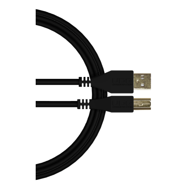 cable udg usb 2.0 a-b rouge droit 1m